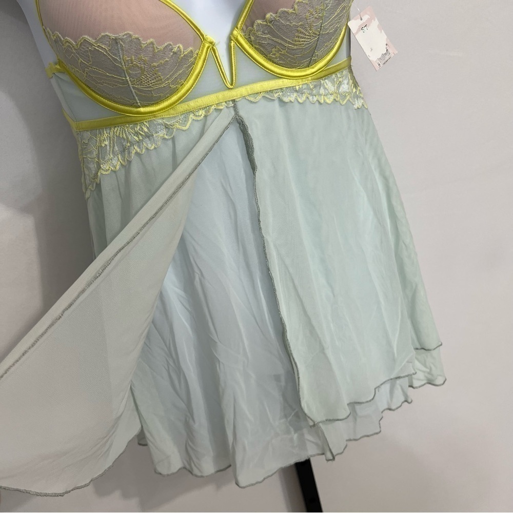 Auden mint and yellow nightie size Small - Picture 15 of 15